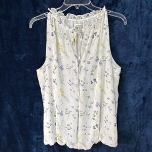 MAX STUDIO Floral Lightweight Sleeveless Top